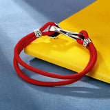 Ruyi Red Bracelet Unisex Guochao Blessing Word Girls Bracelet
