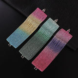Multicolor Rhinestone Wide Bracelet European and American Style