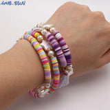 Bohemia Tassel Charm Bracelets Multilayer Bangles For Ladies Party Jewelry