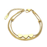 CZ Stone C Shape Bangles For Women Charm Cuff Copper Bracelets