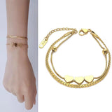 CZ Stone C Shape Bangles For Women Charm Cuff Copper Bracelets