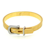 Adjustable Belt Buckle Bracelets & Bangles