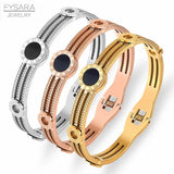 Geometric Roman Zircon Bracelet Women's Gift