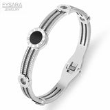 Geometric Roman Zircon Bracelet Women's Gift