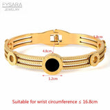 Geometric Roman Zircon Bracelet Women's Gift