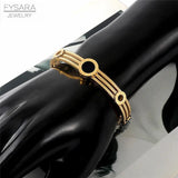 Geometric Roman Zircon Bracelet Women's Gift