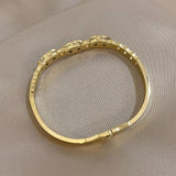 Zircon Evil Eye Bangles Bracelets Charm Waterproof Jewelry