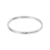Crystal Stainless Steel Lover Bangles Cuff Charm Jewelry Gift