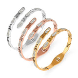 Geometric Cuff Bracelets Stainless Steel Jewelry