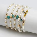 Adjustable Evil Eye Charm Bracelet Handmade for Women Girls