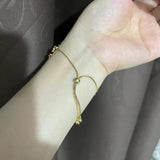 Korean Maple Leaf Stretch Bracelet for Women