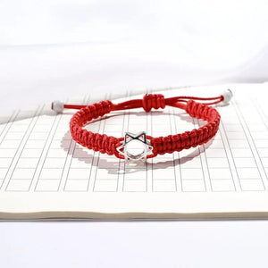 Jewish Star of David Bracelet Weave Braided Spiritual Bracelet