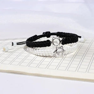 Jewish Star of David Bracelet Weave Braided Spiritual Bracelet