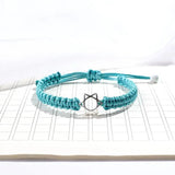 Jewish Star of David Bracelet Weave Braided Spiritual Bracelet