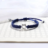 Jewish Star of David Bracelet Weave Braided Spiritual Bracelet
