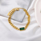 Zircon Eye Bracelets For Women Stainless Steel Evil Eyes Lucky Couple Charm