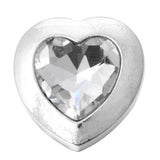 6pcs Mixed Flower Heart Metal 18mm Snap Button for 20mm 18mm Snap Bracelets