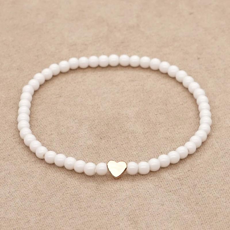5pcs Bohemia Beaded Acrylic Bracelets For Women