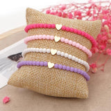 5pcs Bohemia Beaded Acrylic Bracelets For Women