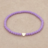 5pcs Bohemia Beaded Acrylic Bracelets For Women