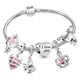Tibetan Boy & Girl Charm Bracelets for Women, Wedding Jewelry Gift