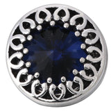 6pcs/lot Rhinestone Flower 18mm Snap Buttons Jewelry