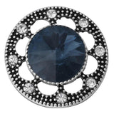 6pcs/lot Rhinestone Flower 18mm Snap Buttons Jewelry