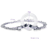 Unique Stainless Steel Flake Ceramic Bracelet for Women