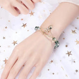 Cherry Blossoms Crystal Bracelet for Women