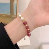 Cherry Blossoms Crystal Bracelet for Women