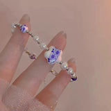 Cherry Blossoms Crystal Bracelet for Women