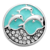5pcs/lot Snap Button Charms Mix for Bracelet Necklace