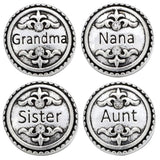 5pcs Crystal Heart Mini 12mm Metal Snap Buttons for DIY Leather Snap Button Brac