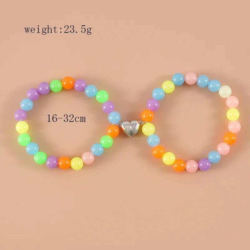 Luminous Couple Bracelets for Lover Women Men LOVE YOU Elastic Bracelet