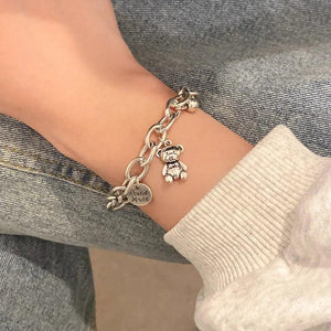Vintage Sweet Bear Charm Bracelet & Bangle For Women SL031