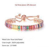 14K Plated CZ Tennis Bracelet for Women