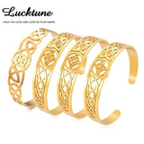 Vintage Witch Knot Bangle Steel Celtic Cuff Bracelet Men Women