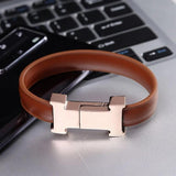 ZG Arrivel USB Rechargeable Bracelet Transfer File Charms