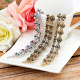 Vintage Bohemia Charm Bracelet Silver Flower Wrist Chain