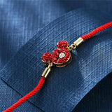 Mickey Stainless Steel Zircon Bracelet Christmas Wedding Gift