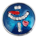 6pcs Snap Jewelry 18mm Snap Buttons Rhinestone Starfish Dolphin Mermaid Snaps