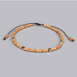 Olive Core Bamboo Bracelet Tibetan Buddhism Copper Bead Jewelry