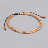 Olive Core Bamboo Bracelet Tibetan Buddhism Copper Bead Jewelry