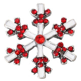 6pcs Christmas Snap Button 18mm 20mm Crystal Santa Claus Snowflake Hat Snaps