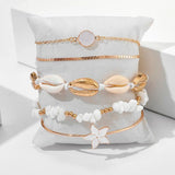 Bohemian Tassel Chain Bracelet Set for Women Girls