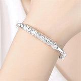 Adjustable Silver Dream Catcher Tassel Bracelet