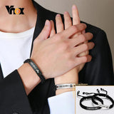 Love Bracelets for Couples, His and Her Wristband, Braided Rope Jewelry