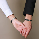 Love Bracelets for Couples, His and Her Wristband, Braided Rope Jewelry