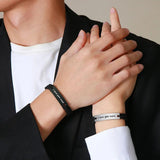 Love Bracelets for Couples, His and Her Wristband, Braided Rope Jewelry