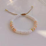 Freshwater Pearl Bracelet Polymer Clay Fall Winter Jewelry For Women Crystal Cha